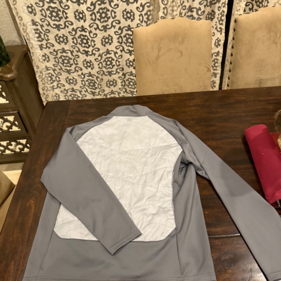 Peter Millar Men's Medium Gale Grey/Iron Merge Hybrid Jacket MSRP $245 - Picture 7 of 11